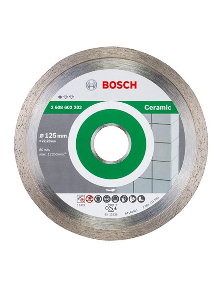 Disco de diamante BOSCH Standard Ceramic Diámetro disco 125 MM