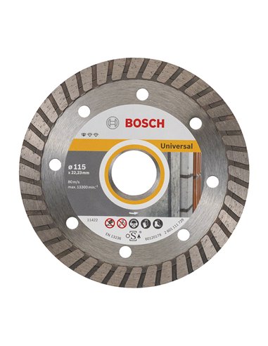 Disco de diamante Turbo BOSCH Standard Universal Diámetro disco 115 MM