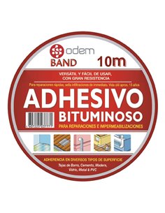 Cinta bituminosa ODEM 10 cm x 10 m Color Terracota