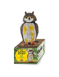 Búho ahuyentador MASSÓ eo?lico contra pa?jaros