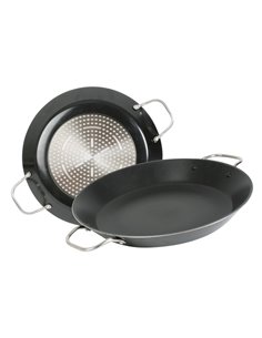 Paellera plana aluminio Diámetro 34 CM