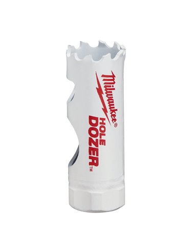 Sierra de corona bimaterial MILWAUKEE Hole Dozer Diámetro corona ø 19 MM