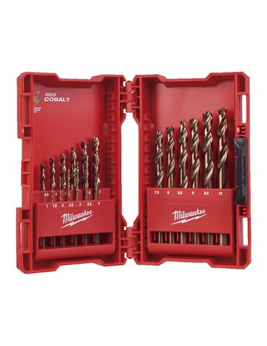 Estuche 19 brocas metal MILWAUKEE HSS-G CO