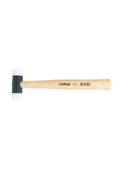 Martillo chapista RATIO bocas nilón mango madera Medida/s 34 MM
