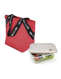 Bolsa porta alimentos IRIS Tote On the Go Color Rojo