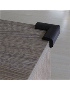 Protector esquinas ARREGUI, 4 unidades Color Marrón oscuro