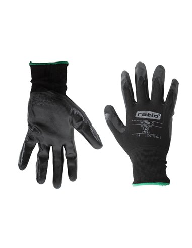 Guantes RATIO Work-3. 10 pares Talla mano 10