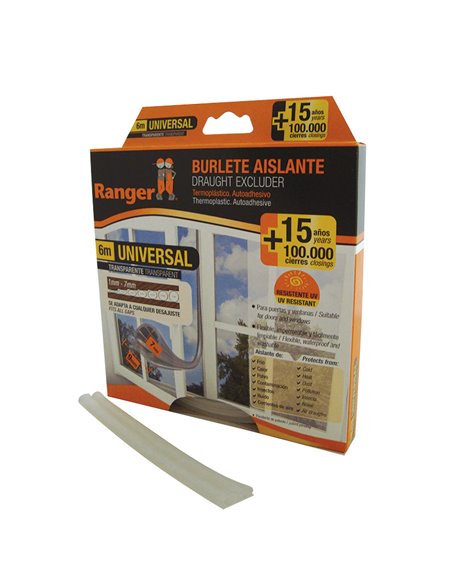 Burlete MIARCO universal 6m/9mm Acabado/s Transparente