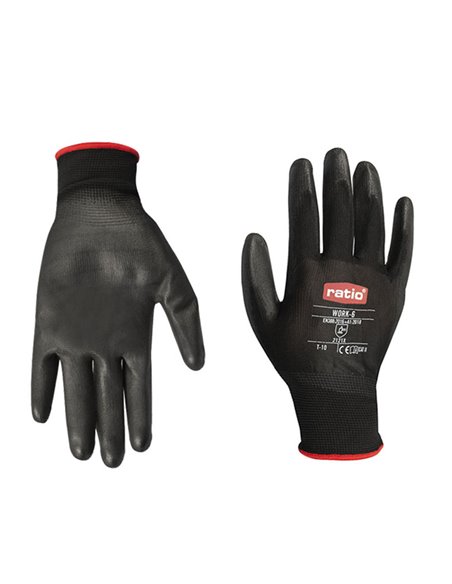 Guantes RATIO Work-6 Talla mano 8