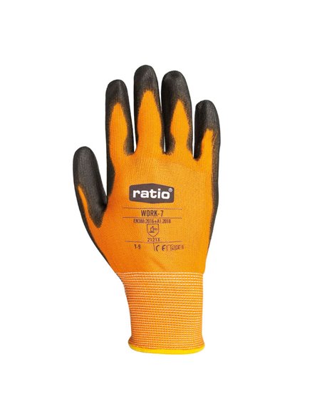 Guantes RATIO Work-7 Talla mano 8