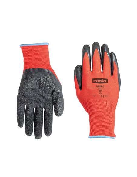 Guantes RATIO Work-8 Talla mano 10