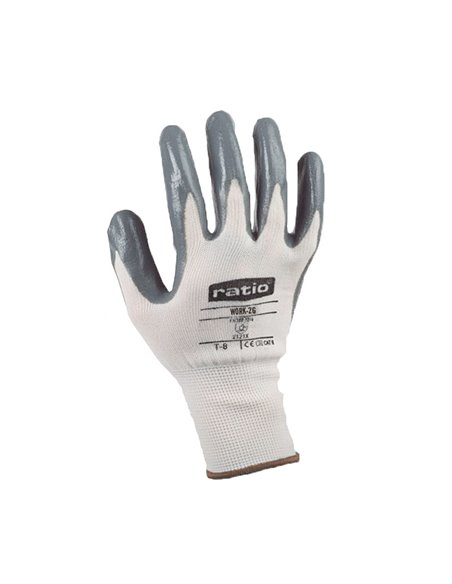 Guantes RATIO Work-26, 6 unidades Talla mano 8