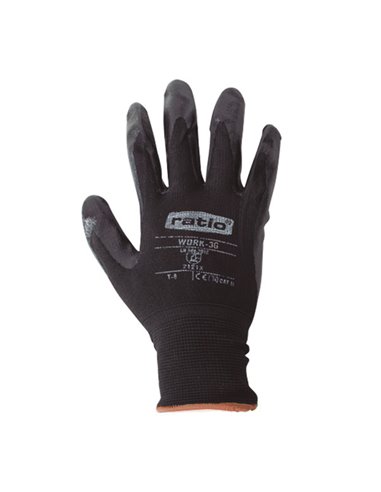 Guantes RATIO Work-3G, 6 unidades Talla mano 9