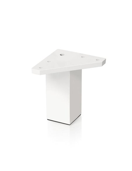 Pata mueble NESU blanca cuadrada serie 5001 Dimensiones 40x60 MM