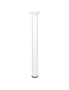 Pata para mueble acero pintado NESU. 4 unidades Color Blanco