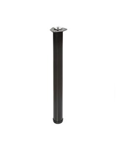 Pata para mueble acero pintado NESU. 4 unidades Color Negro