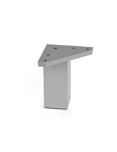 Pata mueble NESU aluminio mate cuadrada serie 5001 Dimensiones 40x60 MM
