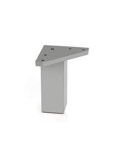 Pata mueble NESU aluminio mate cuadrada serie 5001 Dimensiones 40x80 MM