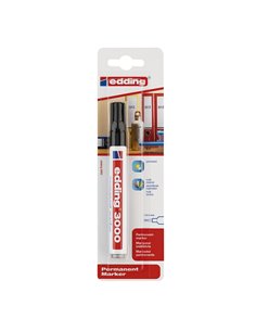 Rotulador permanente Edding 3000 Color Negro