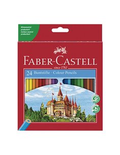 Caja de 24 lápices de colores FABER CASTELL