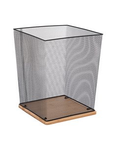Papelera de rejilla metálica serie Havi