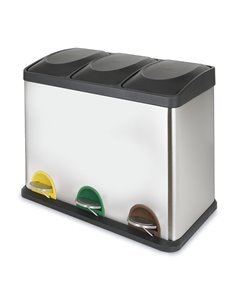 Cubo pedal triple HABITEX ecológico