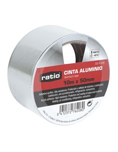 Cinta de aluminio RATIO 50 mm Longitud rollo 10 M