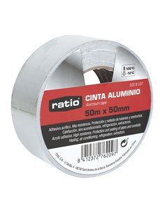 Cinta de aluminio RATIO 50 mm Longitud rollo 50 M