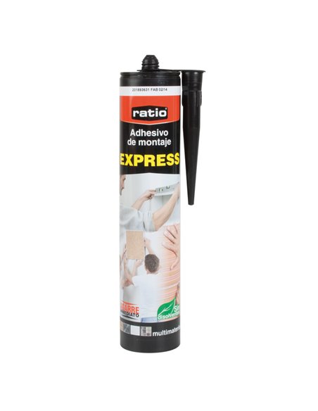Adhesivo montaje sin disolventes Express RATIO, 360gr