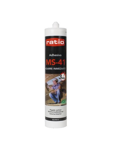 Sellador adhesivo RATIO MS Polímero MS-41, 290ml