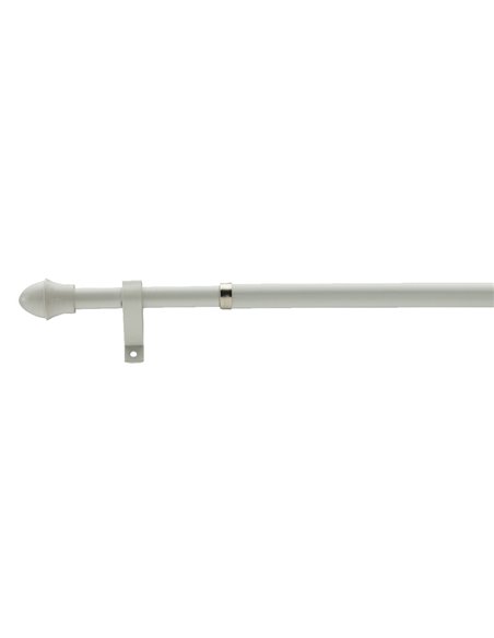 Varilla extensible para visillos EHL Portier lacado blanco Longitud varilla/s 70/125 CM