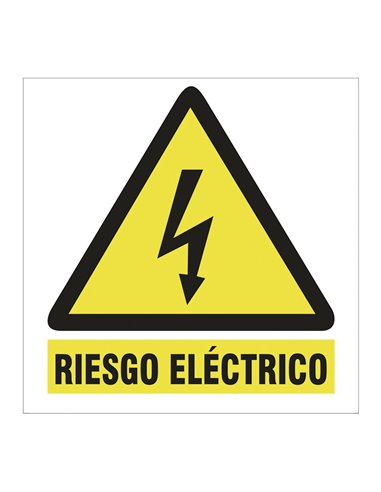 Señal informativa "Riesgo eléctrico"