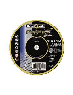 Discos de corte inox/metal FLEXOVIT PerFlex Diámetro disco 125 MM