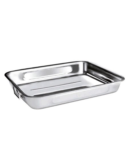 Bandeja para horno IBILI de acero inoxidable Dimensiones 35x26xh.6,5 CM