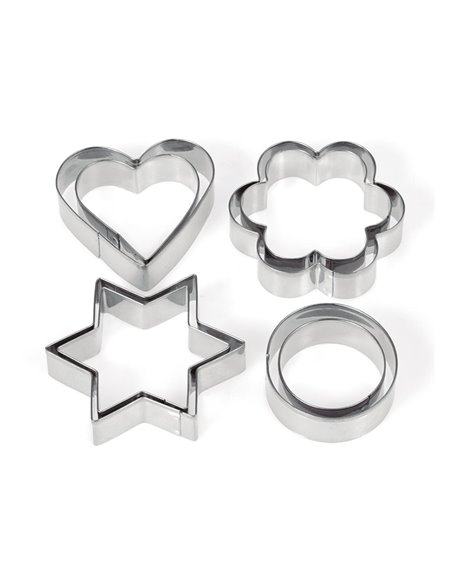 Juego de 8 cortagalletas PENGO formas surtidas