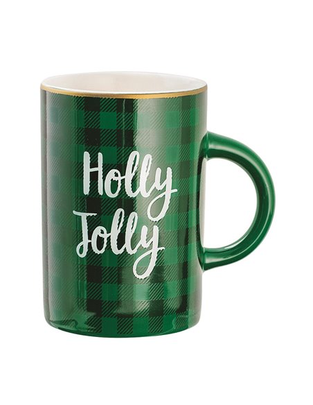 Mug desayuno PENGO Tartan, 6 unidades