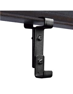 Gancho colgador viga. 5 unidades Acabado/s Pintado negro