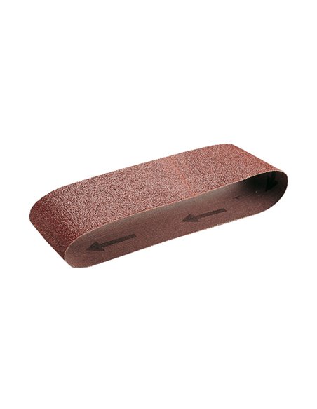 Bandas abrasivas RATIO de 65x410 mm para lijadora Grano 120