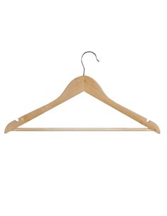 Percha HABITEX recta 45 cm con muescas Color Madera