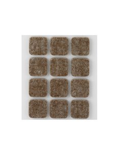 Tope fieltro INOFIX marrón 22x22 mm
