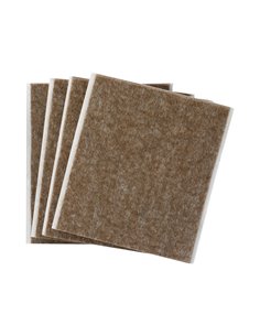 Tope fieltro INOFIX marrón 100x85 mm