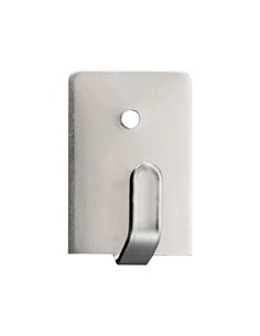 Colgador autoadhesivo INOFIX inox 26x18xh.12 mm Acabado/s Acero
