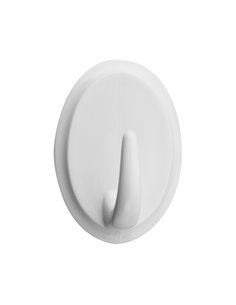 Colgador ovalado autoadhesivo INOFIX plástico Dimensiones 30x21 MM