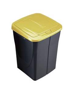 Cubo reciclaje Ecobin 45L Color Amarillo