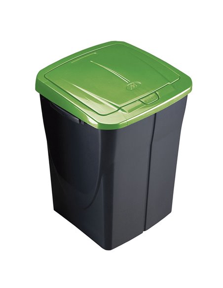 Cubo reciclaje Ecobin 45L Color Verde