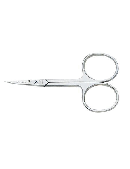 Tijera manicura 3 CLAVELES curva