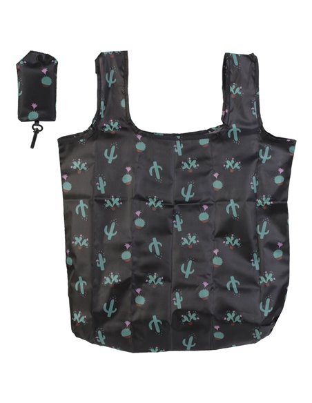 Bolsa para la compra plegable 42x58 cm Famant Cactus. 12 unidades