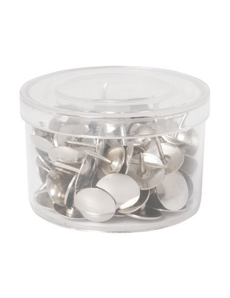 Chinchetas niqueladas Cantidad 100 ST