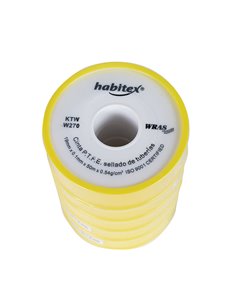 Cinta sellador tuberías HABITEX. 5 unidades