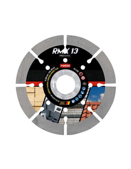 Disco de diamante RATIO RMX13 Diámetro disco 115 MM
